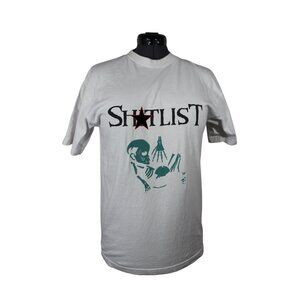 Shitlist men's vintage grunge crust punk short sleeve‎ t shirt M